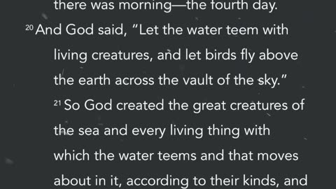 Genesis 1 10-22 @theheavenlyverses