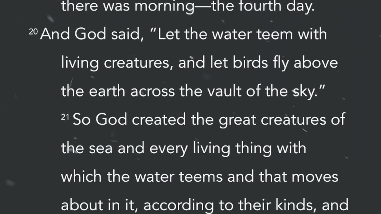 Genesis 1 10-22 @theheavenlyverses