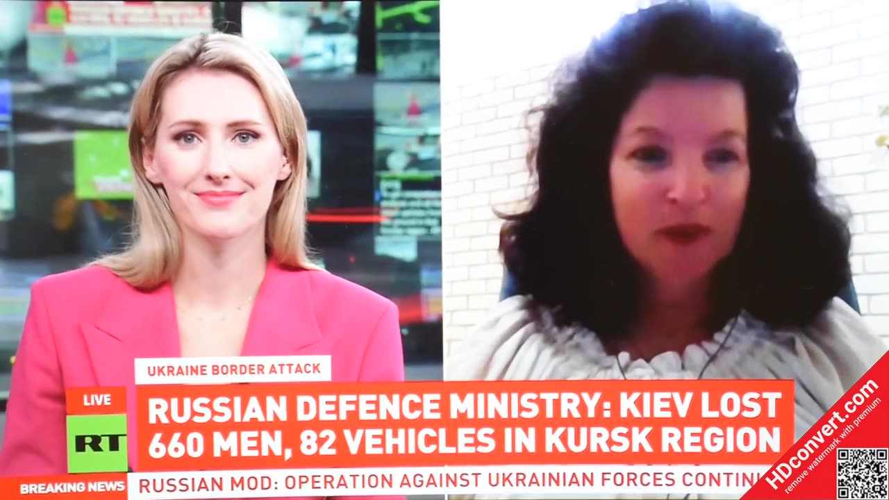 My comments on RT International About The Ukrainian Offensive or Terror act in the Kursk region