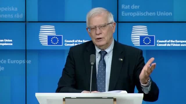 WATCH_ EU Foreign Policy Chief Holds Presser, Details Lethal Aid Being Sent To U