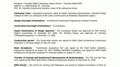 Ukraine/U.S. bio labs