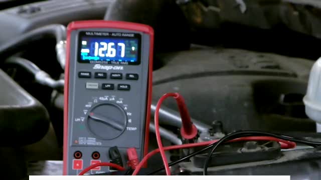 30 seconds Battery , Starter alternator test