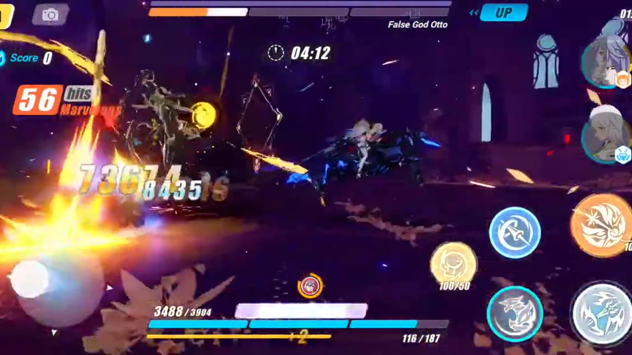 Honkai Impact 3rd - Memorial Arena Exalted Vs Otto SS Difficulty Retry Oct 21 2022