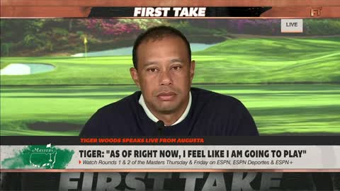 Tiger Woods says he plans to play in the Masters this week 👀 - First Take