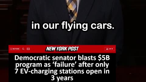 Dem Senator Blasts $5B Program as Failure after Only 7 EV-Charging Stations in 3 years