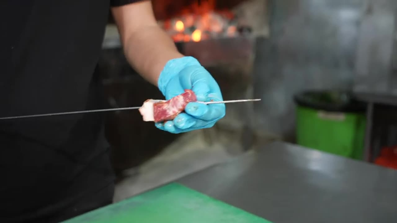 Halal Chinese Muslim Street Food in Kyrgyzstan Karakol Dungan Market