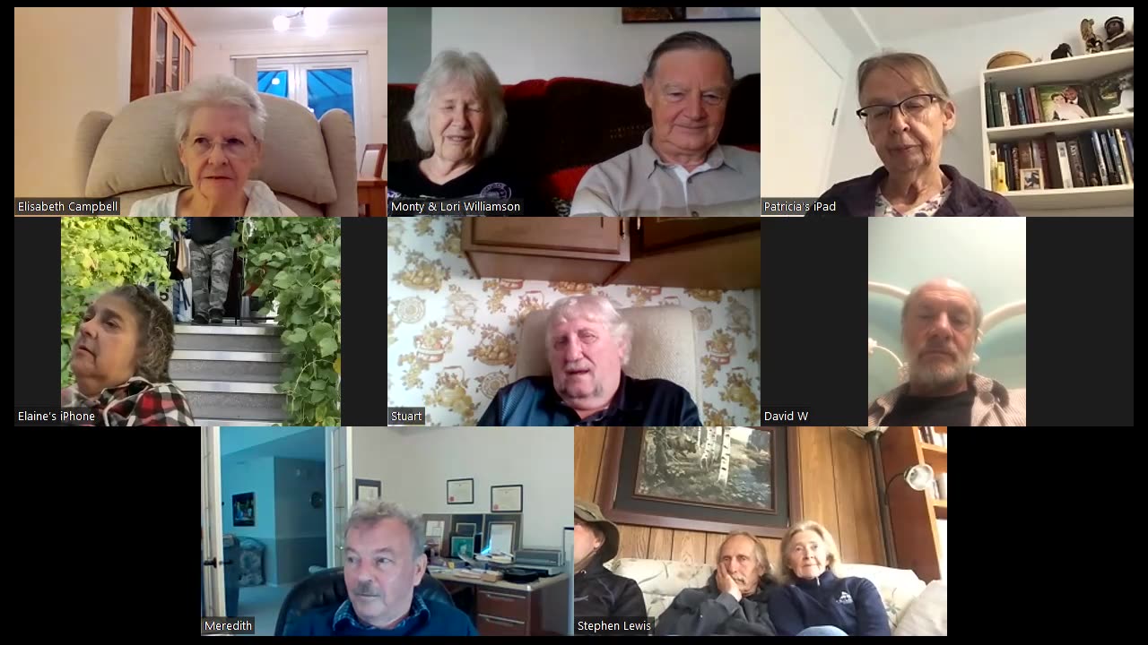 Zoom Prayer and Share Meeting Oct. 11/2023