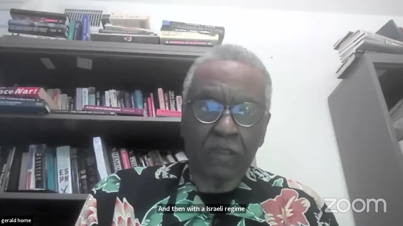 Prof. Gerald Horne on the Genocide of Gaza - Community Church of Boston