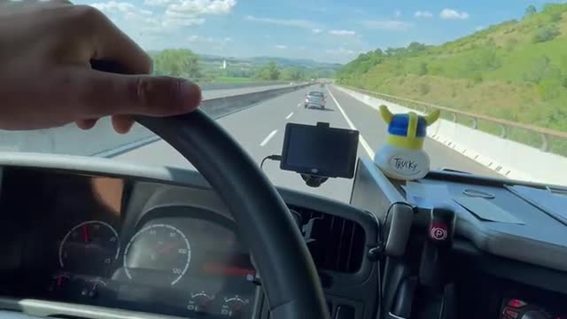 Driving my scania truck on italy