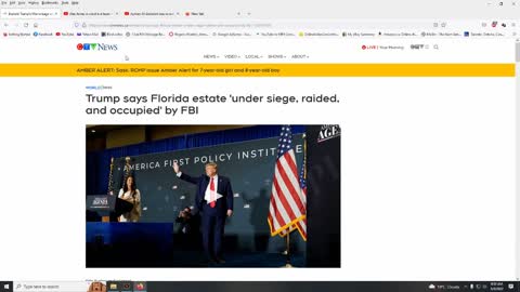 Trump's Florida estate 'under siege, raided, and occupied' by FBI