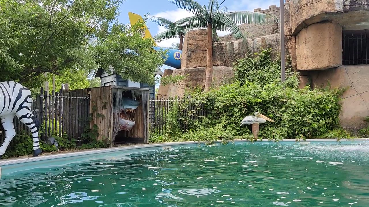 Bumper boats at Bayville Adventure Park VID_20230618_132916