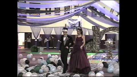 2000-01 WPHS Vids 060 Prom 026 King and Queen Walk by Glenn Strader