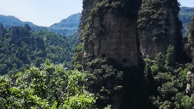 Views over the mountains