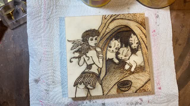 Wood burning