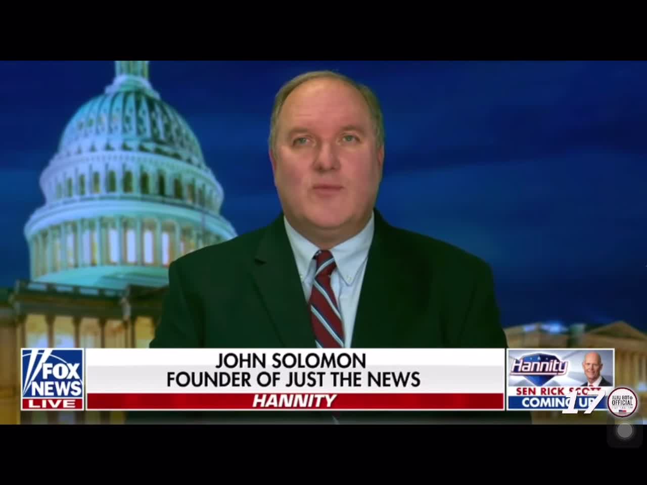 John Solomon: 20 different whistleblowers have said the DC Field office has been politicized.