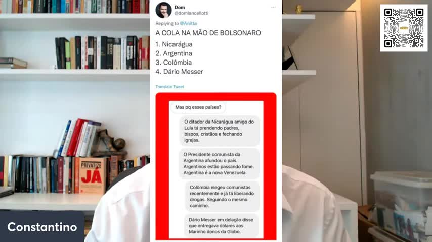 STF instituiu o crime de ideia no Brasil e isso denota desespero autoritário...