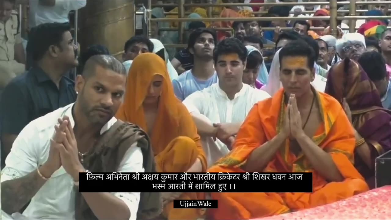 Akshay kumar at mahakal temple🙏❤️ 8 sep 23