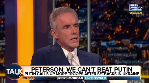 Dr Jordan Peterson says he thinks it's unlikely Ukraine will find victory in the war against Putin.