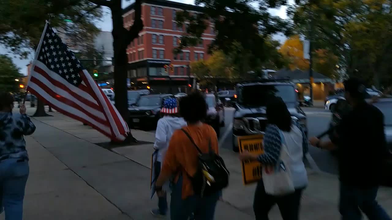 Protest Against the "Vax" In Manchester, NH Oct. 8 2021 (Good Audio)