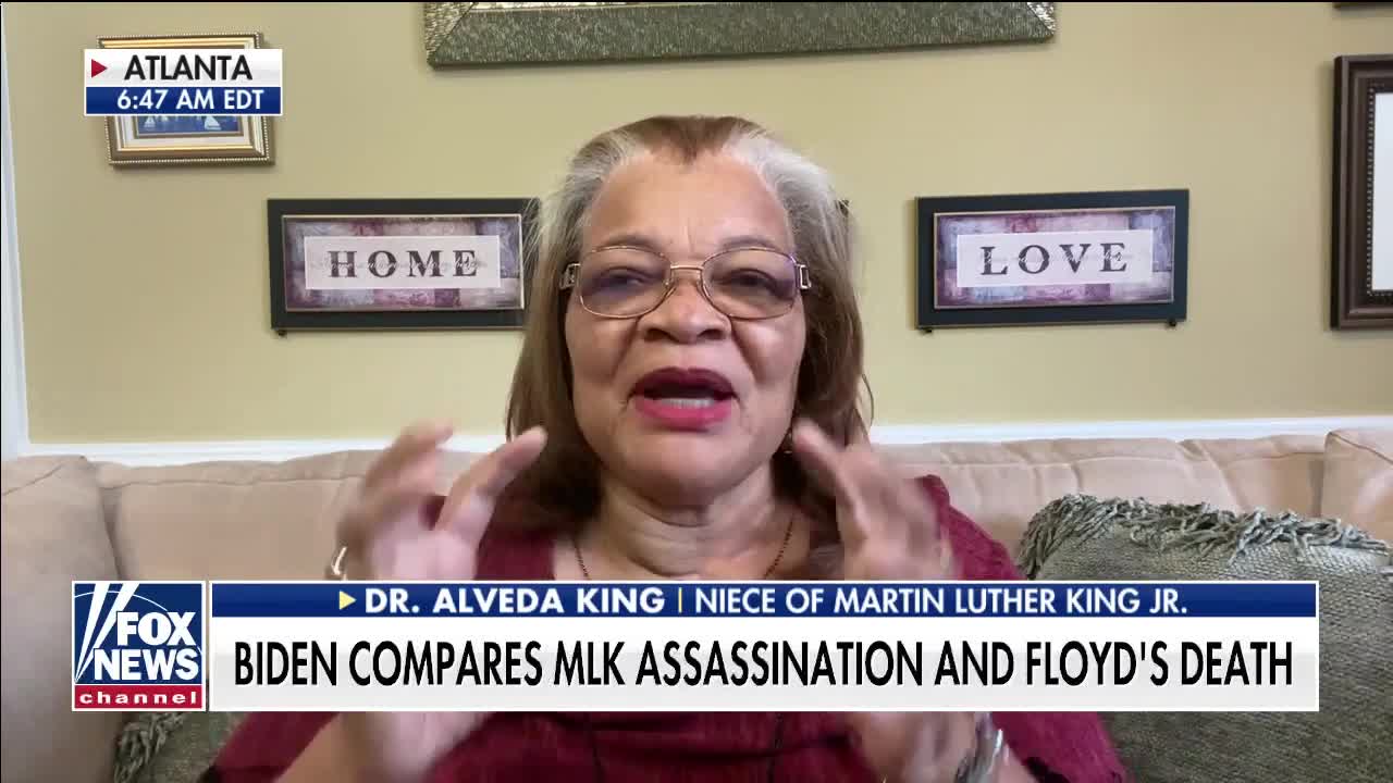 Dr. Alveda King: Joe Biden is 'stirring the race card up'