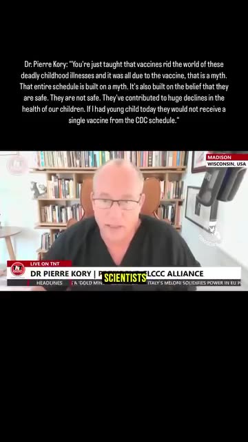 "You're just taught that vaccines rid the world of these deadly childhood ilnesses