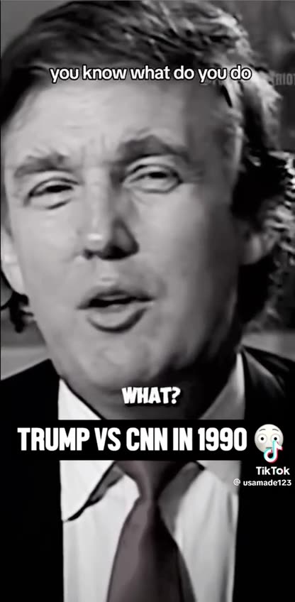 Trump vs CNN in 1990