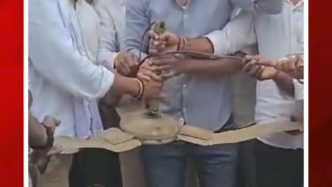 హైదరాబాద్లో FAN గుర్తుకు ఉరి #short #hyderabad #ysrcpsymbol #fan #dismantling | FBTV NEWS