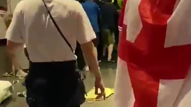 England vs Italy Post Match Violence at Wembley