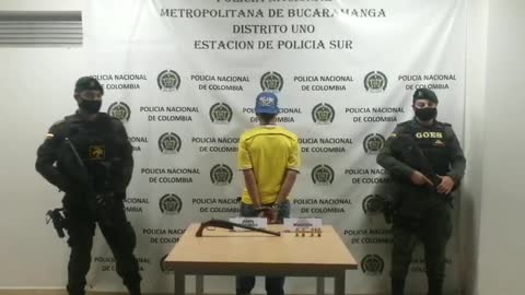 Joven que se encargaba de custodiar un expendio de droga, fue capturado en el sur de Bucaramanga