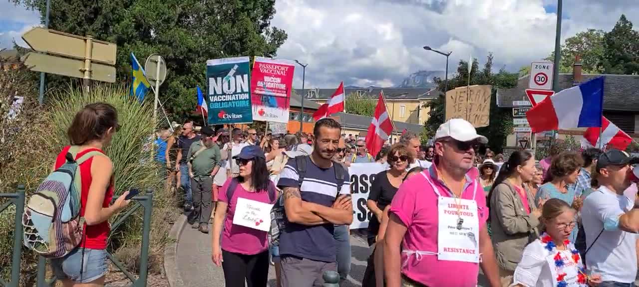 Manifestation Annecy le 11 09 2021