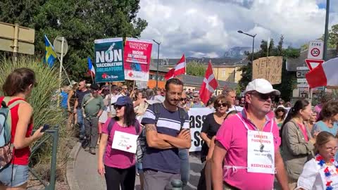 Manifestation Annecy le 11 09 2021