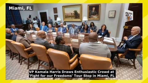 VP Harris Draws MASSIVE Crowd at 'Fight for our Freedoms' Tour Stop in Miami, FL | FIU | Fat Joe