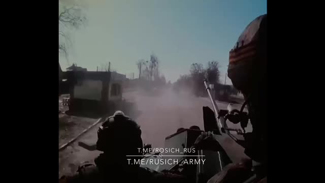 Russian VDV Hostomel Airfield helmet cam compilation