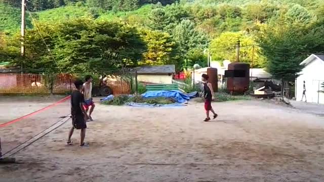 Do you know volleyball that you kick?