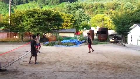 Do you know volleyball that you kick?