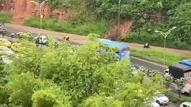 Paro de motociclistas Floridablanca