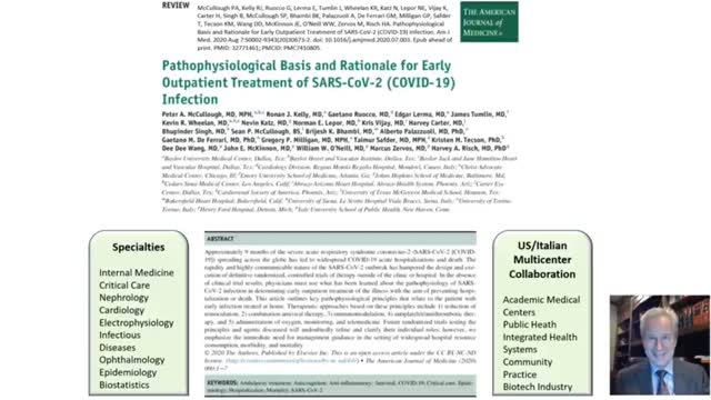 Ambulatory Treatment of COVID-19. Peter McCullough, MD