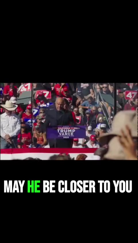 Greg Laurie's prayer at Trump's California Rally!