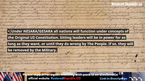 Restored Republic via a GCR Update as of May 22, 2023