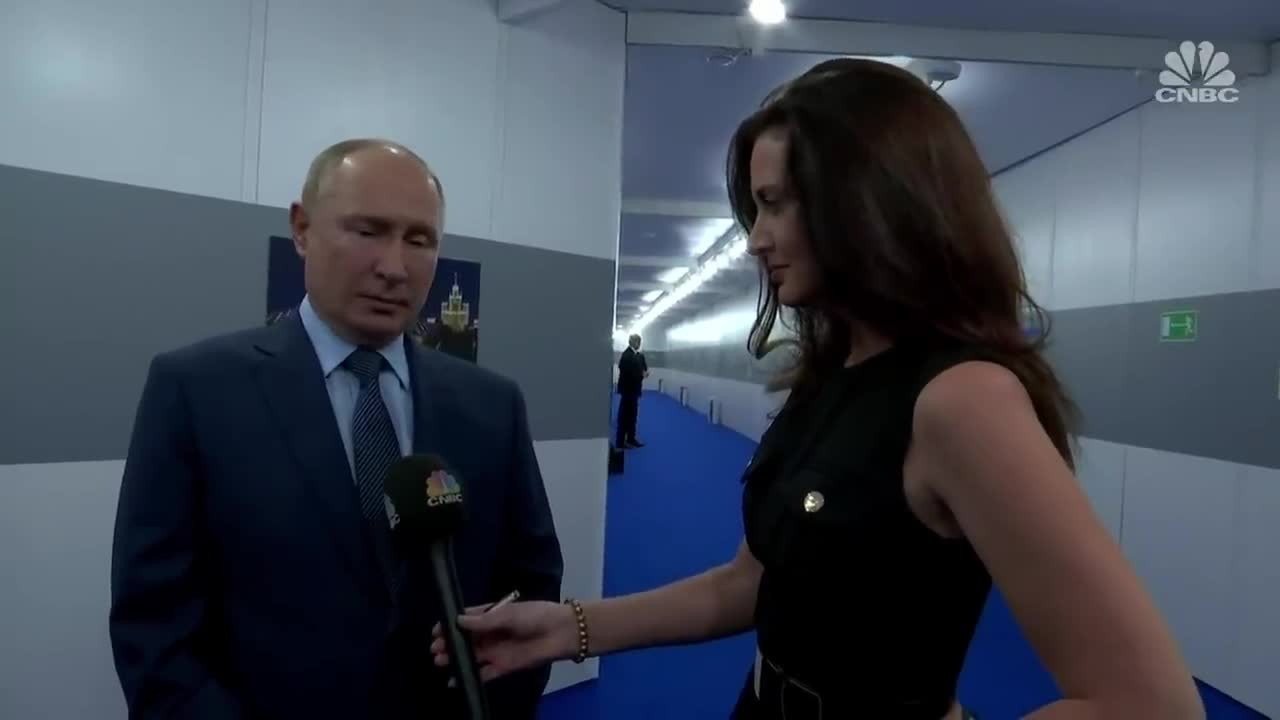 That shows how proud Putin is in his language.