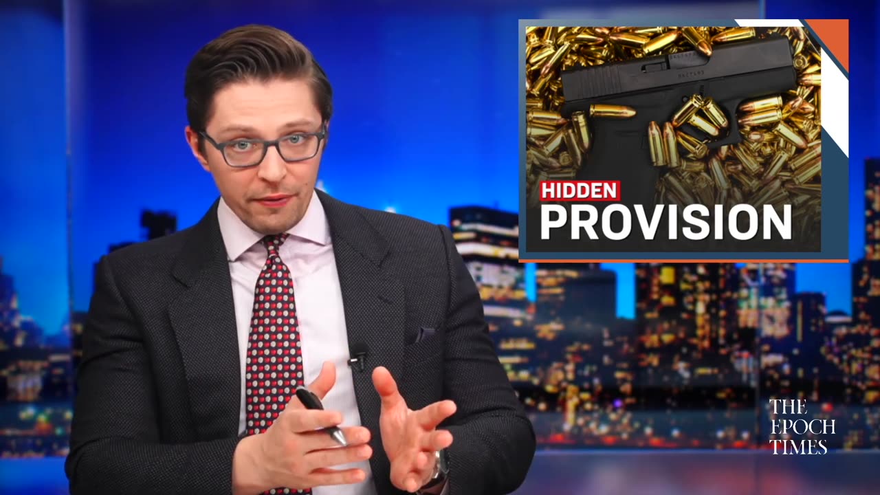 Secret Anti-Gun Provision Hidden in Military Spending Bill - Facts Matter with Roman Balmakov -