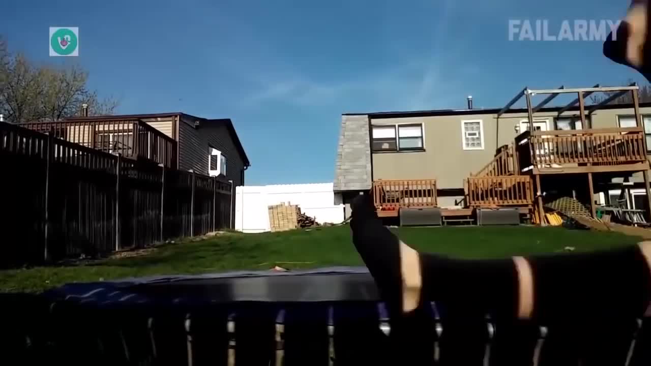 FUNNY INSTANT REGRET GYMNASTICS IN GARDEN