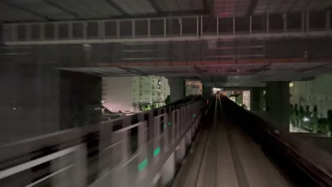 Stunning Tokyo Bay Nightride on the Yurikamome Line (Pt. 6)