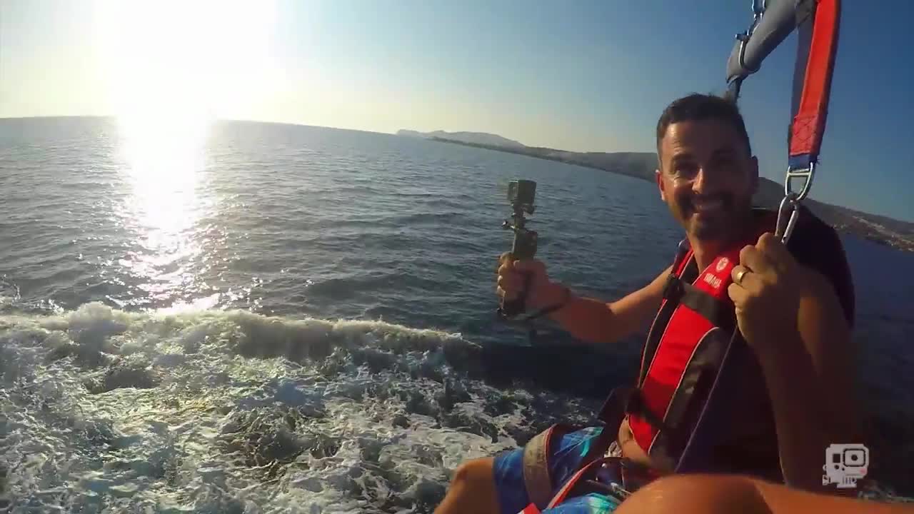 Parasailing in Santorini, Greece _ GoPro HERO4