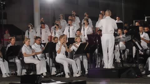 U.S. Navy Band "Concert On the Avenue" August 2, 2022 Armed Forces Medley
