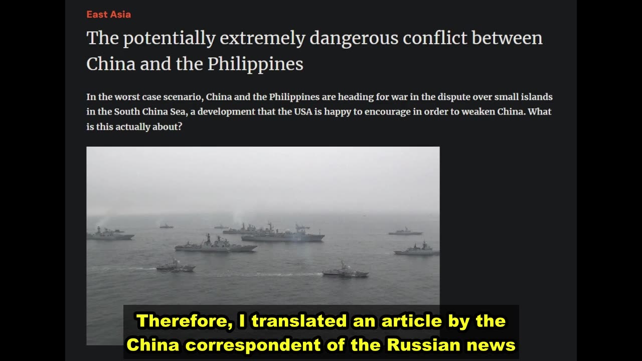 The potentially explosive conflict between China and the Philippines