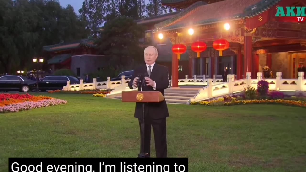 REAL NEWS FROM RUSSIA UNCENSORED. PUTIN"S final press conference in CHINA.