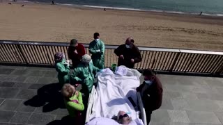 After 114 days in a COVID ICU, a trip to the sea