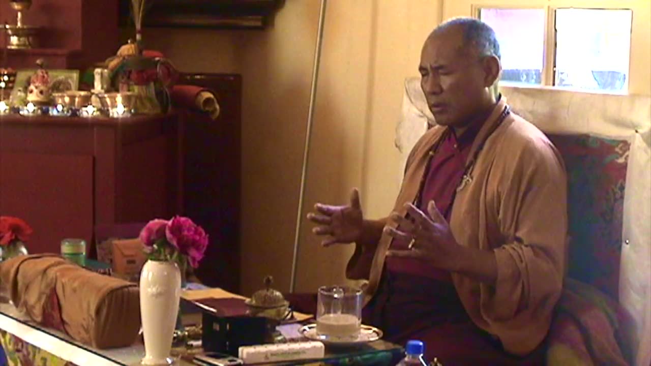 Mindfulness, a teaching by Lama Chödak Gyatso Nubpa