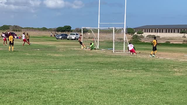 Gansbay Rovers vs. Express FC: Goal! Adam